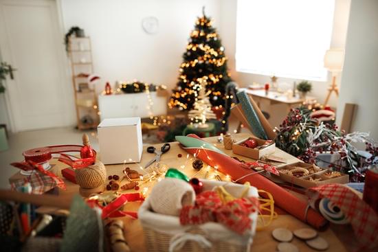 Christmas Chaos living room