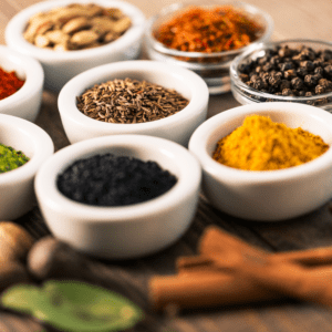 Aromatic Spices in bowls