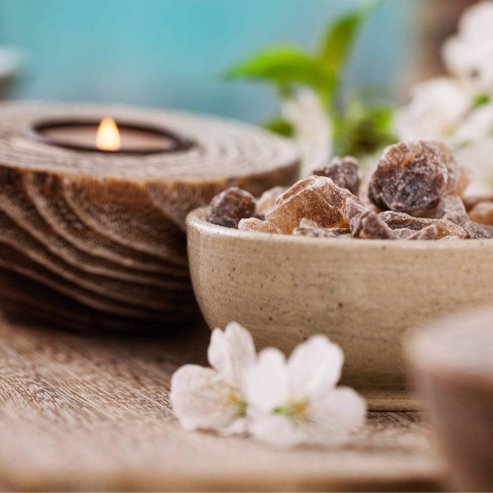 Wellness Product, natural wellness setting in spa with soap